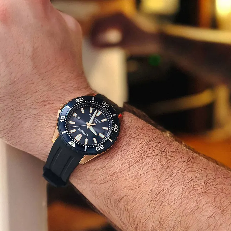 Citizen Promaster Diver Eco-Drive Blue Dial Men's Watch- BN0196-01L